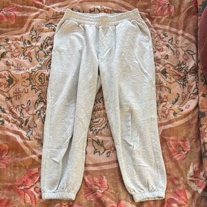 American Eagle Outfitters Light Gray Joggers